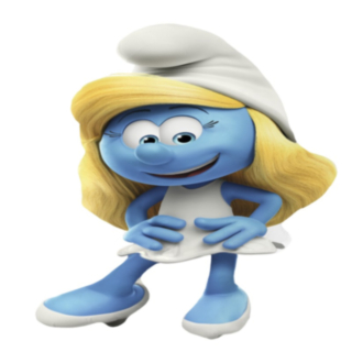 Smurfarna® Flicka Folieballong