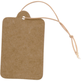 Presentetiketter Kraft