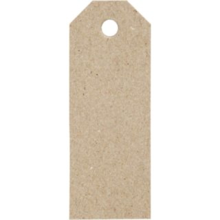 Tomma Etiketter Naturbrun