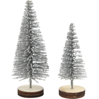 Mini Julgranar Silver