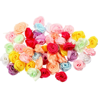 Satin Rosenknoppar Mix