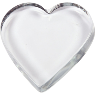 Glashjärta Transparent