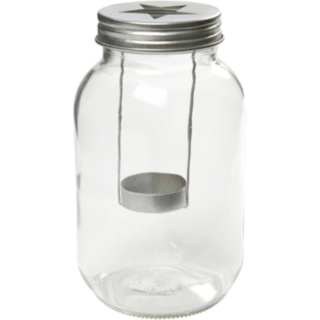 Stjärna Glaslykta Transparent