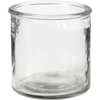Glas Värmeljushållare Genomskinlig