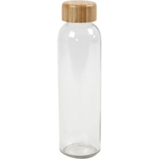 Glasflaska Bambulock
