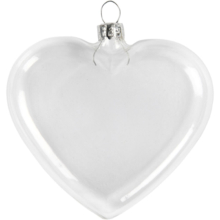Glashjärta Transparent