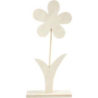Blomma Trädekoration Beige