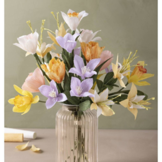 Crepepapper Blommor DIY