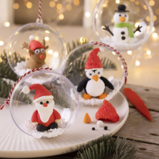 Julgranskulor DIY Modelleringsset