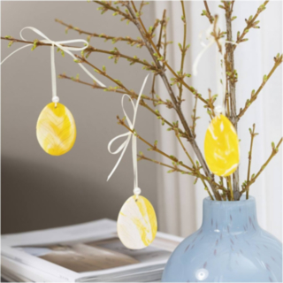 Påskägg DIY Gul