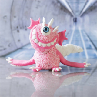 Monster DIY Modelleringsset Ljusrosa