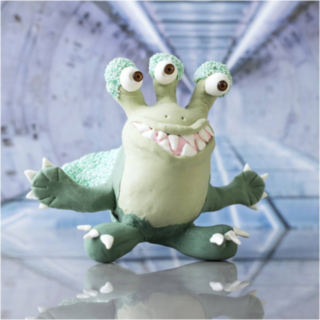 Monster DIY Modelleringsset Mintgrön/Grön