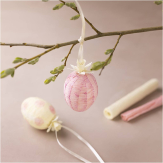 Påskägg DIY Ljusrosa/Gul