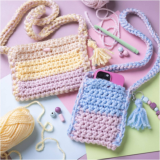 Virkade Väskor DIY Set