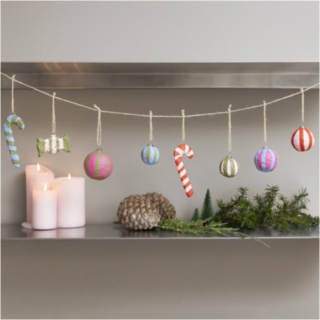 Jul DIY Hängande Dekorationer Flerfärgade