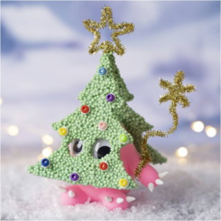 Julgransmonster DIY