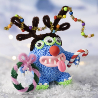 Julrensmonster DIY Modelleringsset