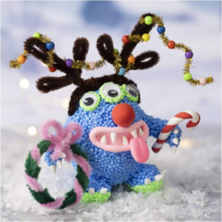 Julrensmonster DIY Modelleringsset