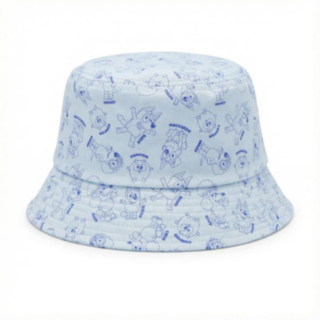 Bluey® Mönstrad Bucket Hat Ljusblå