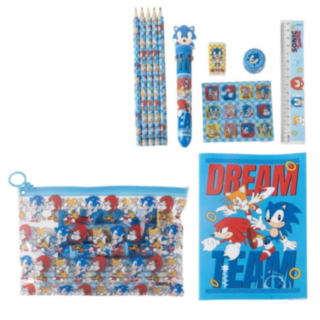 Sonic® Skolartiklar Set