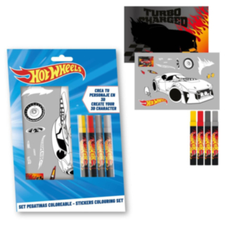 Hot Wheels® Turbo Charged Klistermärken