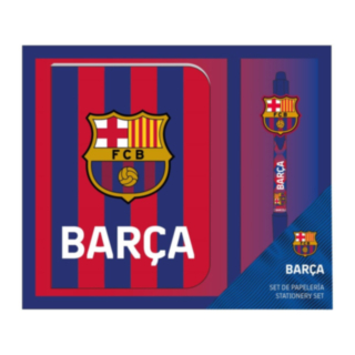FC Barcelona® Anteckningsbok & Kulspetspenna