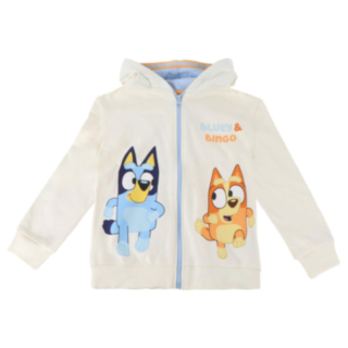 Bluey® Bluey & Bingo Huvtröja Med Dragkedja