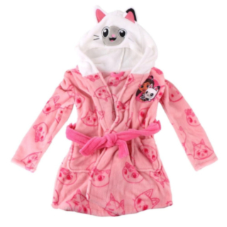 Gabbys Dockskåp® Fleece Morgonrock Ljusrosa