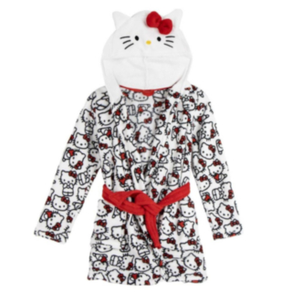 Hello Kitty® Fleece Morgonrock Vit