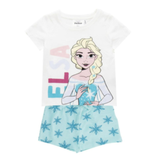 Frozen® Elsa Kort Pyjamas Ljusblå