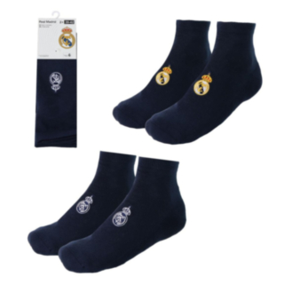 Real Madrid® Logo Strumpor Svart