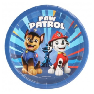Paw Patrol® Papperstallrikar Blå