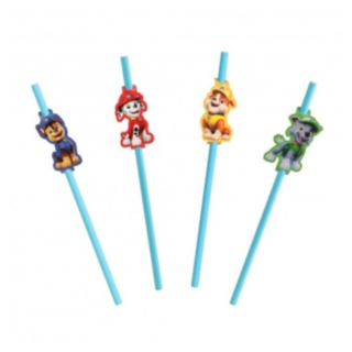 Paw Patrol® Papperssugrör Blå