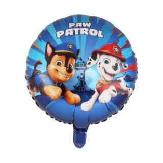 Paw Patrol® Rund Folieballong Blå