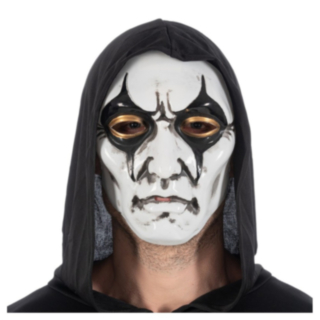 Halloweenmask Vit/Svart