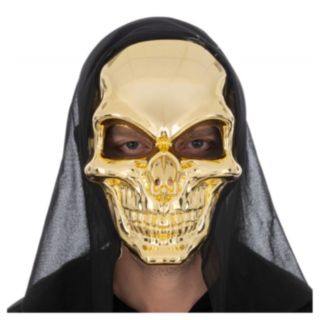 Skelettmask Guld