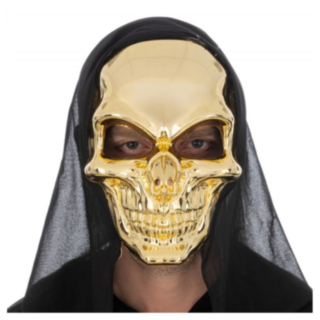 Skelettmask Guld