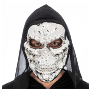 Skelettmask Silver