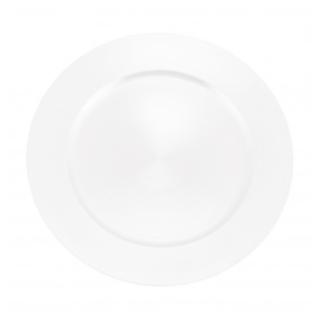 Plast Undertallrik Vit