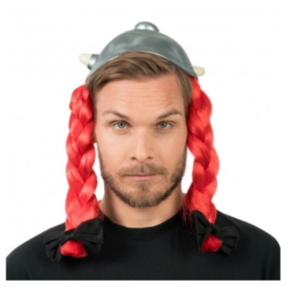 Asterix® Obelix Hjälm Med Flätor