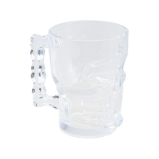 Dödskalle Ölglas