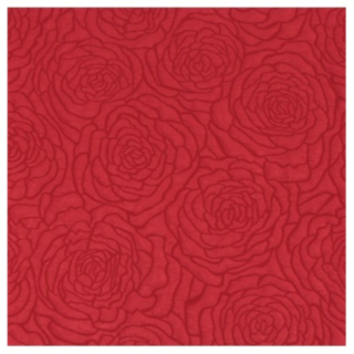 Garden Rose Jacquard Bordslöpare Röd