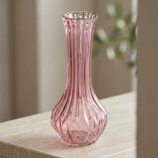 Victoria Glasvas Ljusrosa