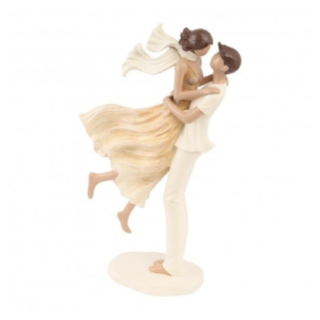 Stående Bröllopspar Figur