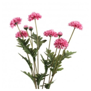 Konstgjord Sammetsblomma Bukett Ljusrosa