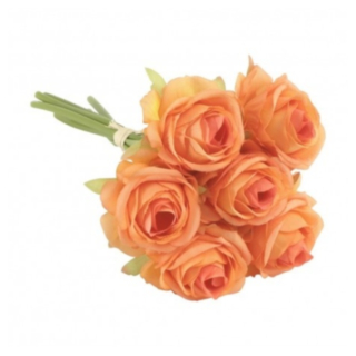 Konstgjord Rosbukett Orange