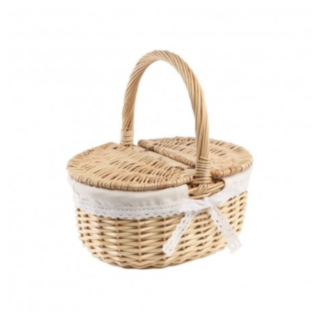 Flätad Picknickkorg