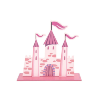 Prinsesslott Bordsdekoration Ljusrosa