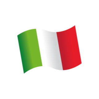 Italienska Flaggor Träkonfetti