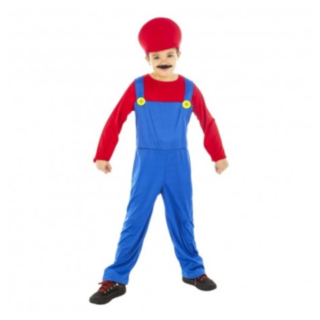 Rörmokare Barndräkt Röd